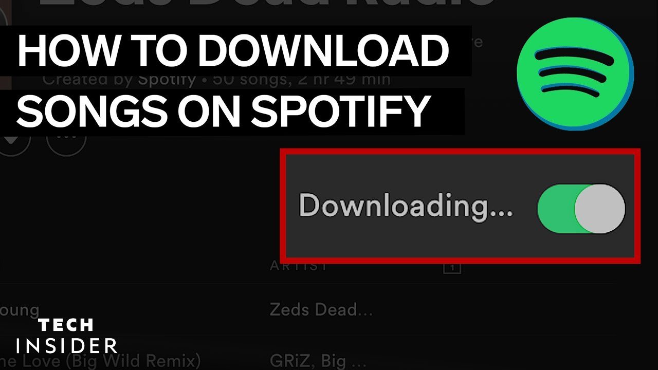 Download Songs on Spotify